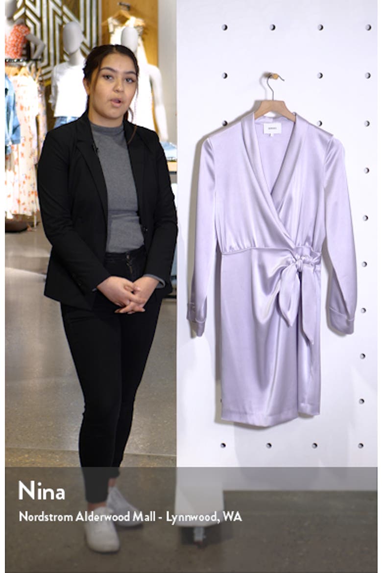 Siwa Satin Wrap Dress video