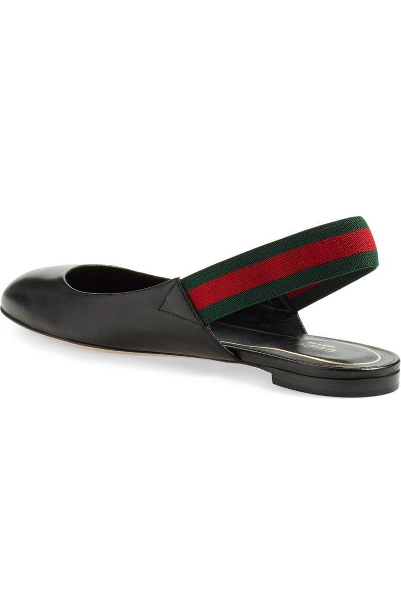 Gucci 'Bayadere' Slingback Flat, Alternate, color,