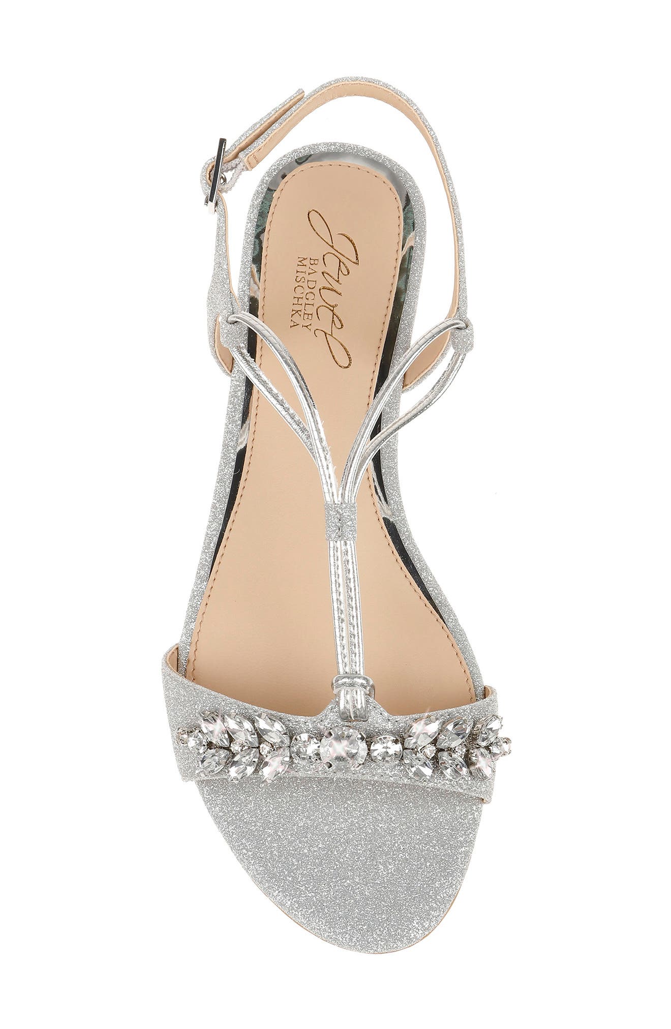 Jewel Badgley Mischka Badgely Mischka Paulina Embellished Sandal, Alternate, color, 