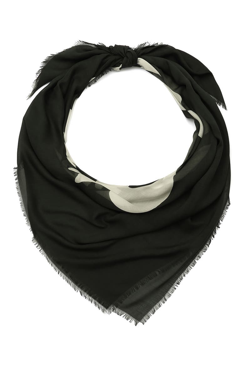 Orlando Large Scarf, Alternate, color, BLACK