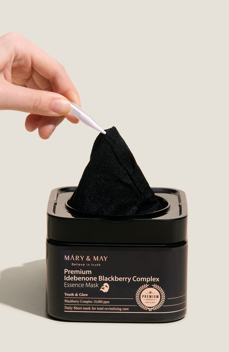 Mary&May Premium Blackberry Complex Essence Mask, Alternate, color,