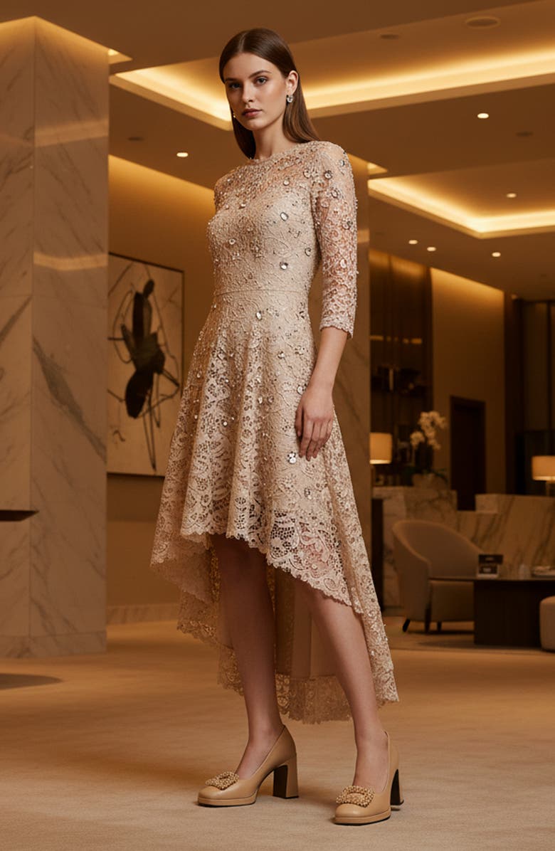 BEAUTIISOLES Clementine Platform Pump, Alternate, color, Beige