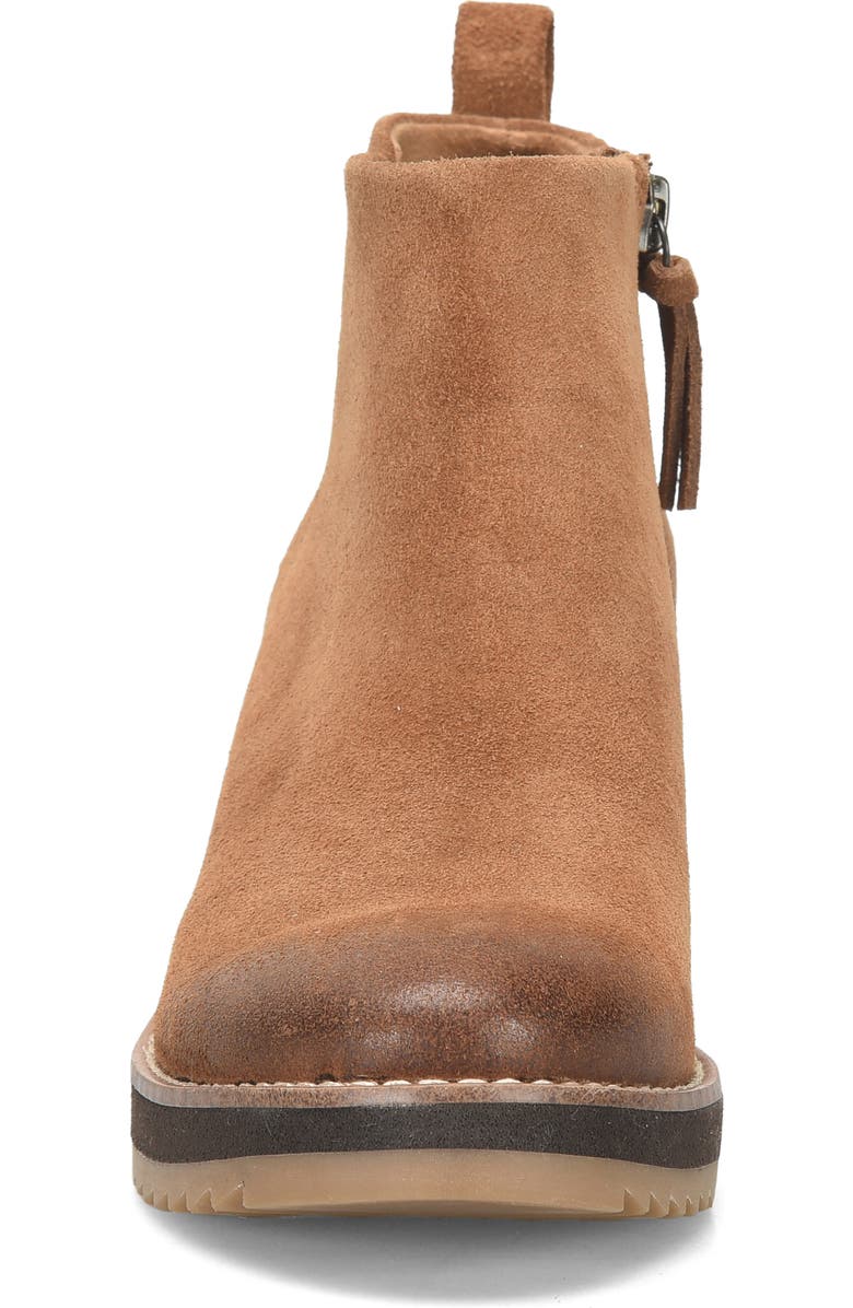 Söfft Eden Wedge Bootie, Alternate, color, Havana Brown Suede