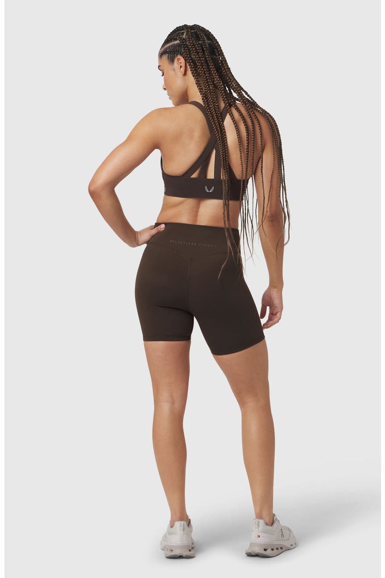 Lycra Adaptiv Biker Short, Alternate, color, Dark Earth
