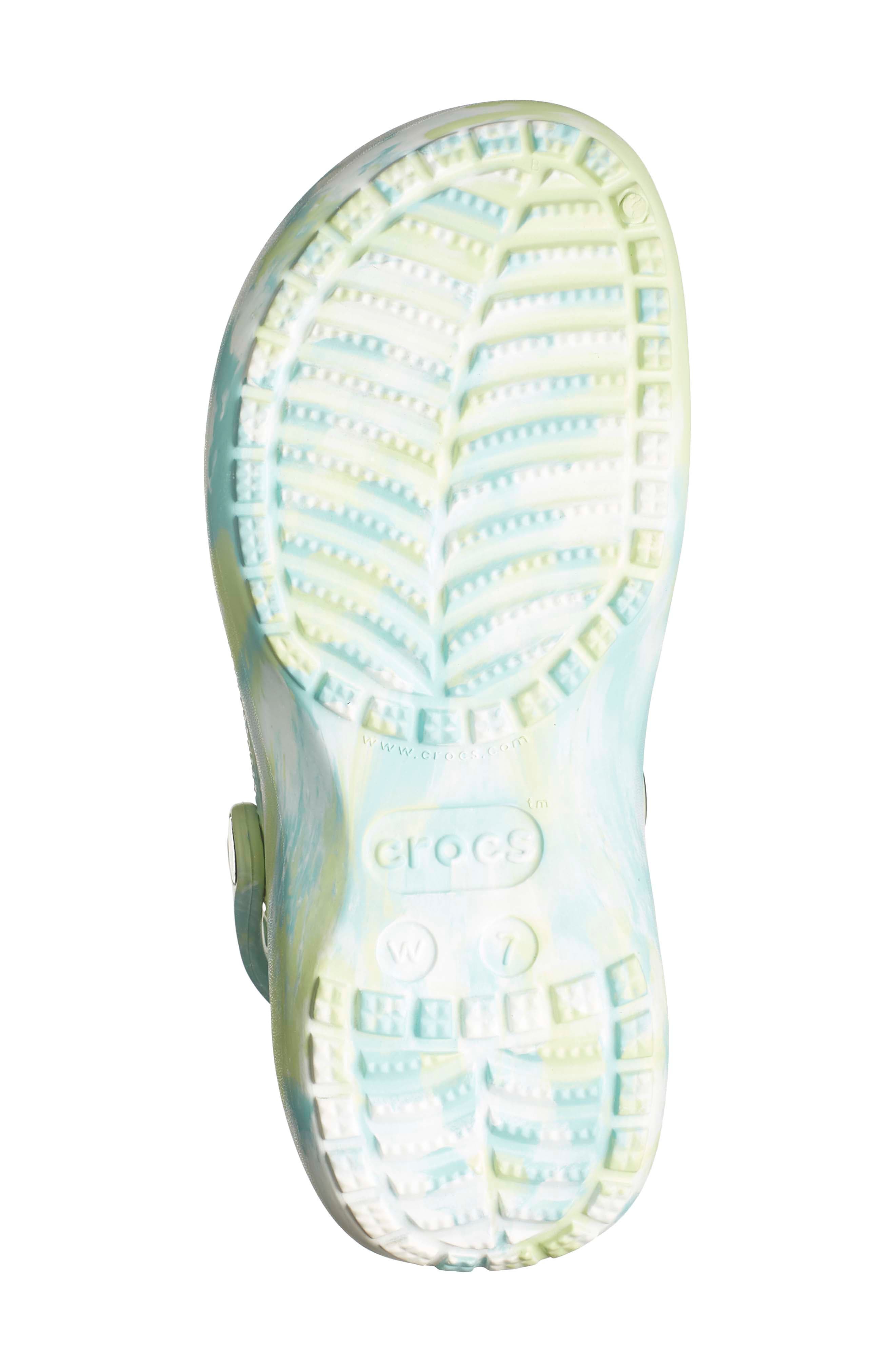 CROCS™ Classic Marble Platform Clog, Alternate, color, CELERY/ MULTI