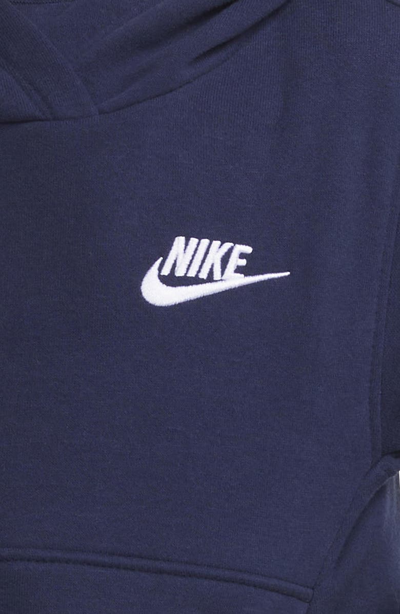 Nike Kids' Club Fleece Hoodie, Alternate, color, Midnight Navy
