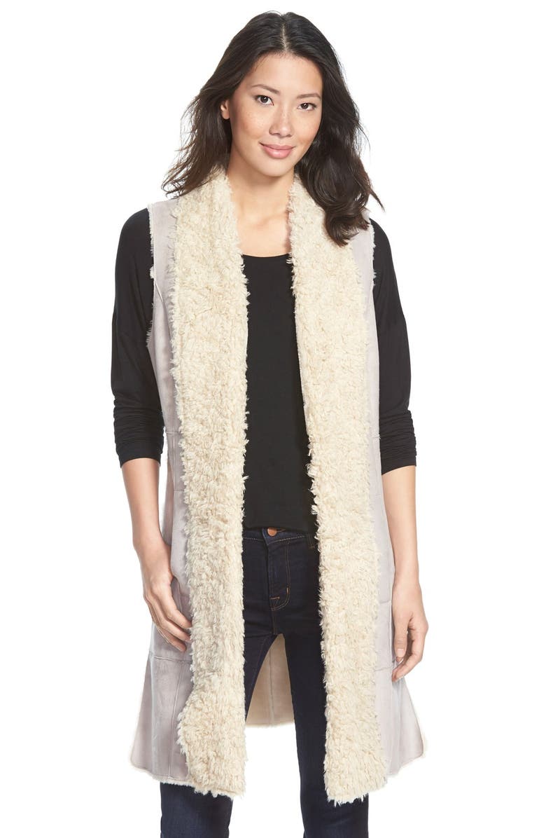 NIC+ZOE 'Cozy Cove' Faux Shearling Vest, Main, color,