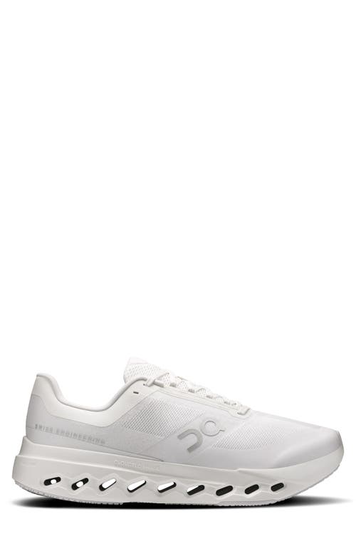 On Cloudsurfer Next Running Shoe In White