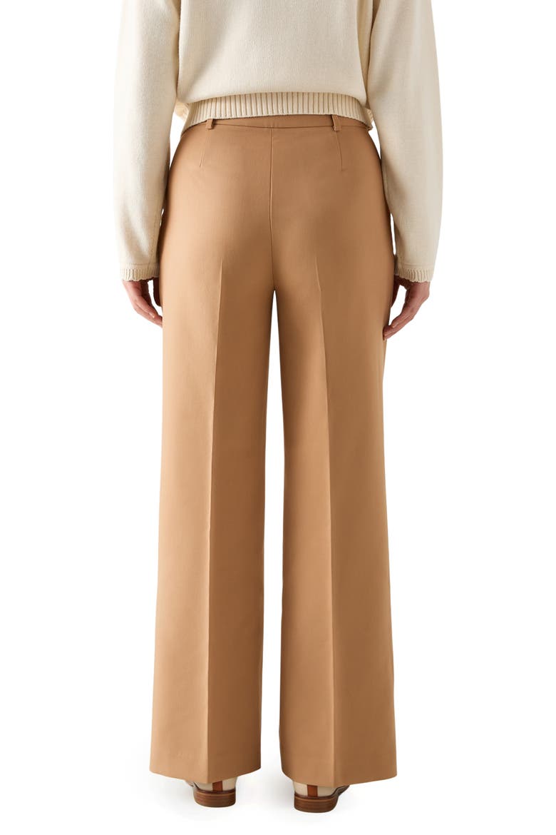 Julia Wide Leg Trousers, Alternate, color, CAMEL