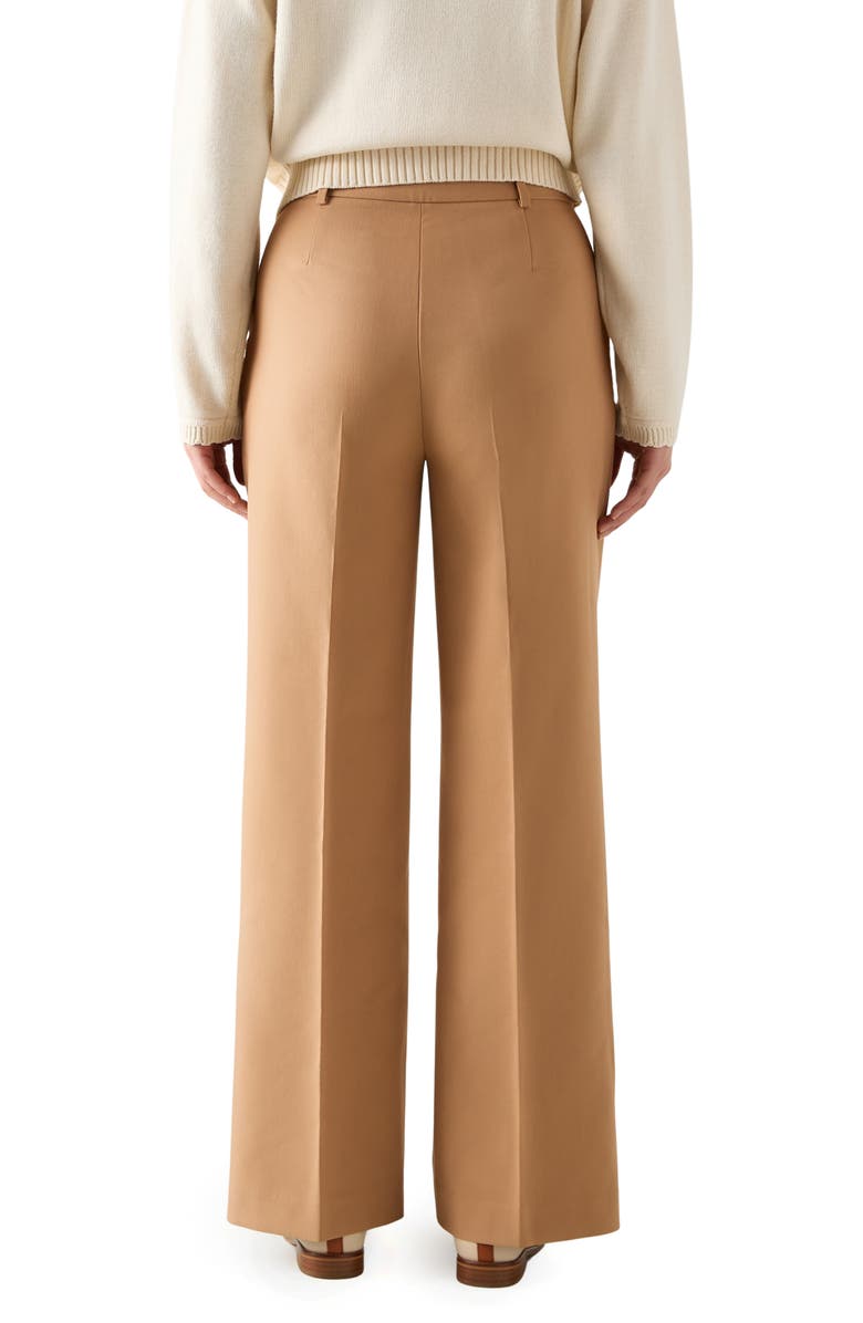 LK Bennett Julia Wide Leg Trousers, Alternate, color,