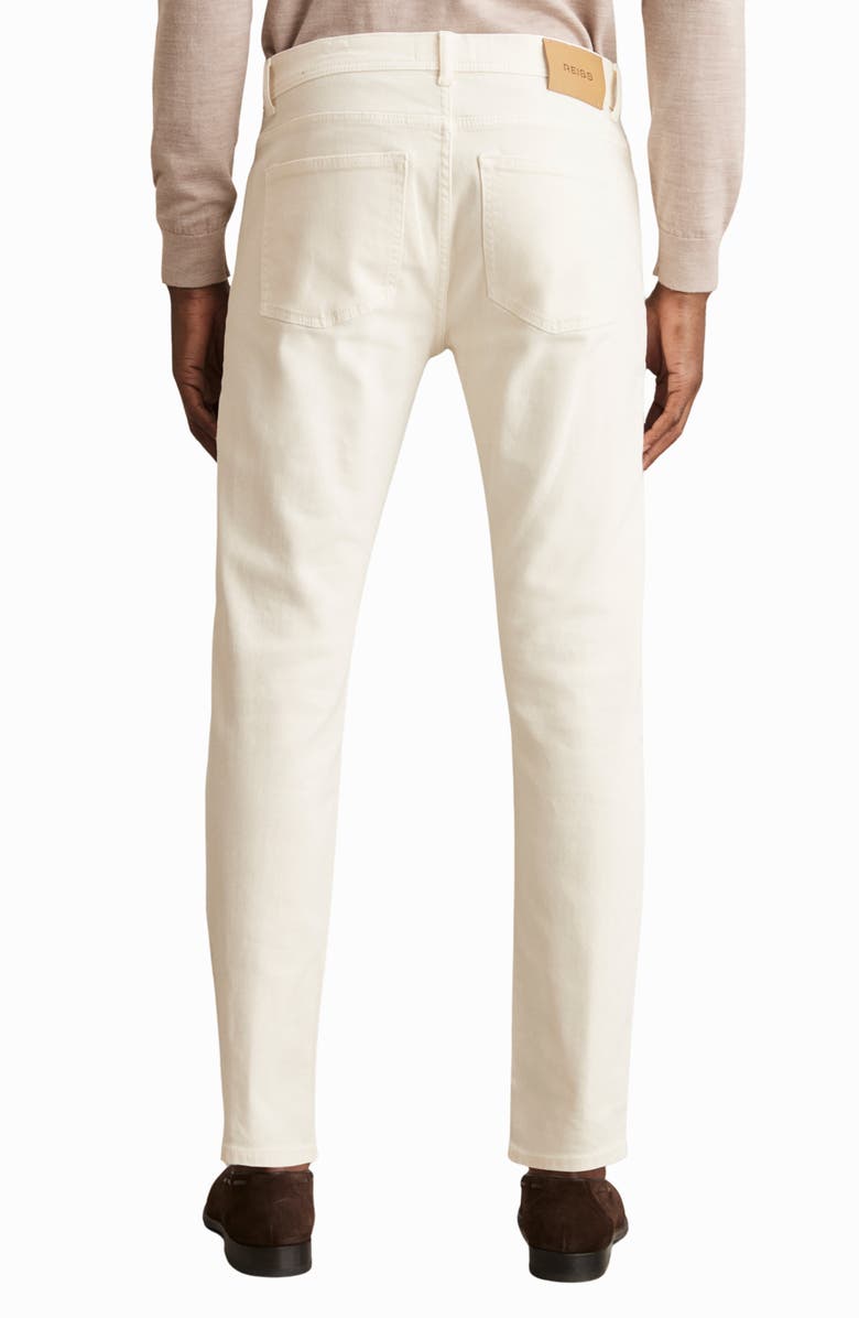 Reiss Picton Slim Fit Jeans, Alternate, color, White