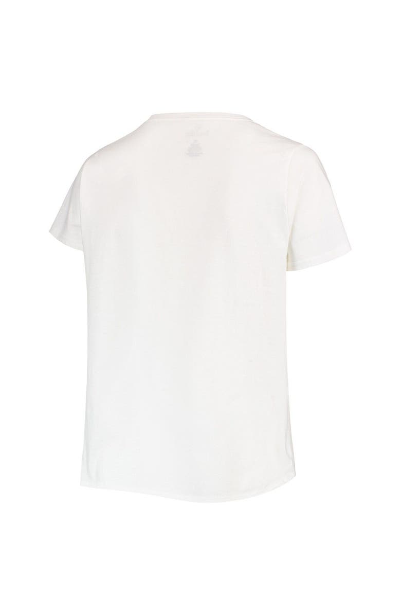 PROFILE Women's White San Francisco Giants Plus Size Pride Scoop Neck T-Shirt, Alternate, color, White