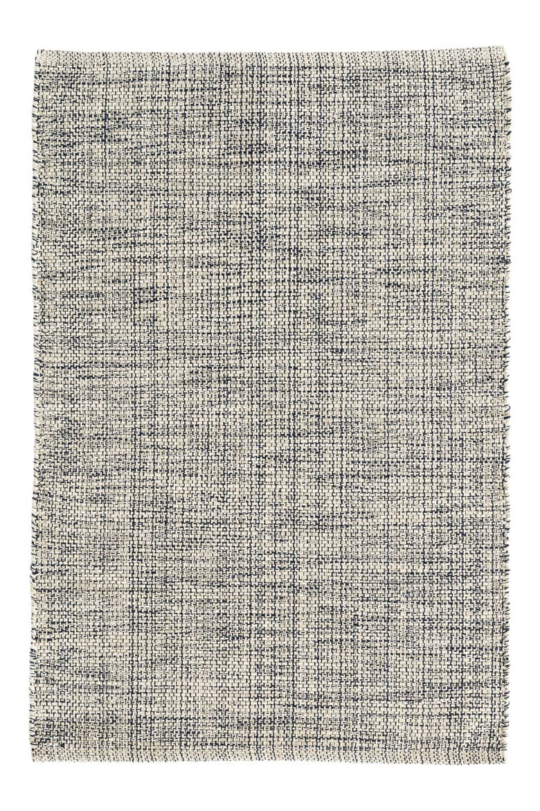 Marled Woven Rug, Main, color, BLUE