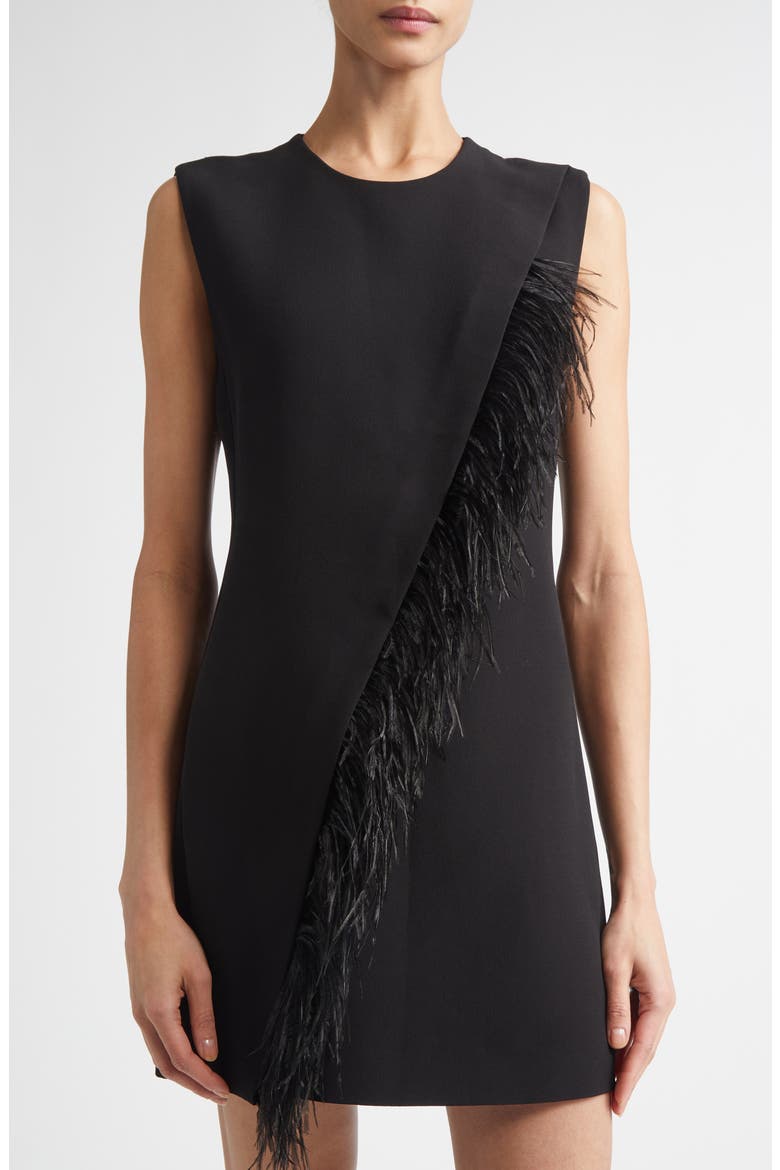 Beck Sleeveless Wool Blend Sheath Dress, Alternate, color, BLACK