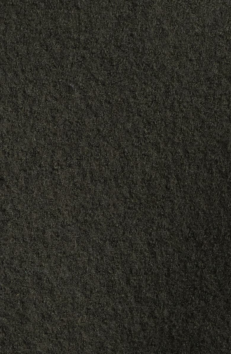 NN07 Jonas 6398 Boiled Merino Wool Zip Cardigan, Alternate, color, Dark Army