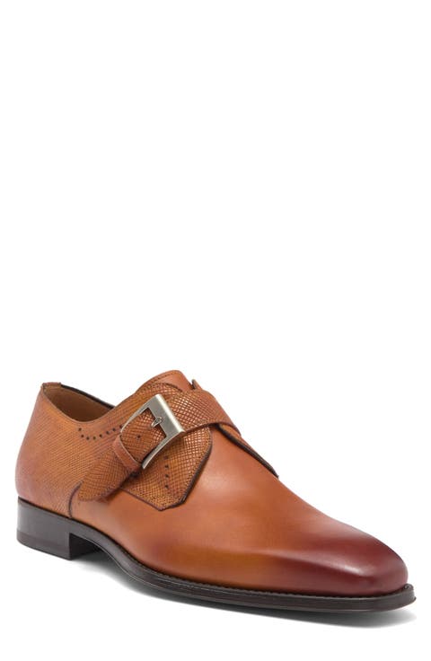 Easton Stamp Monk Strap Shoe (Men)