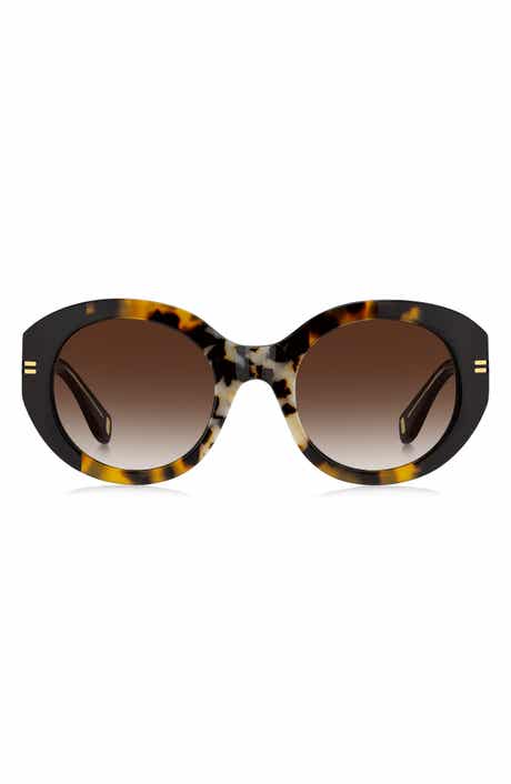 51mm Gradient Oval Sunglasses