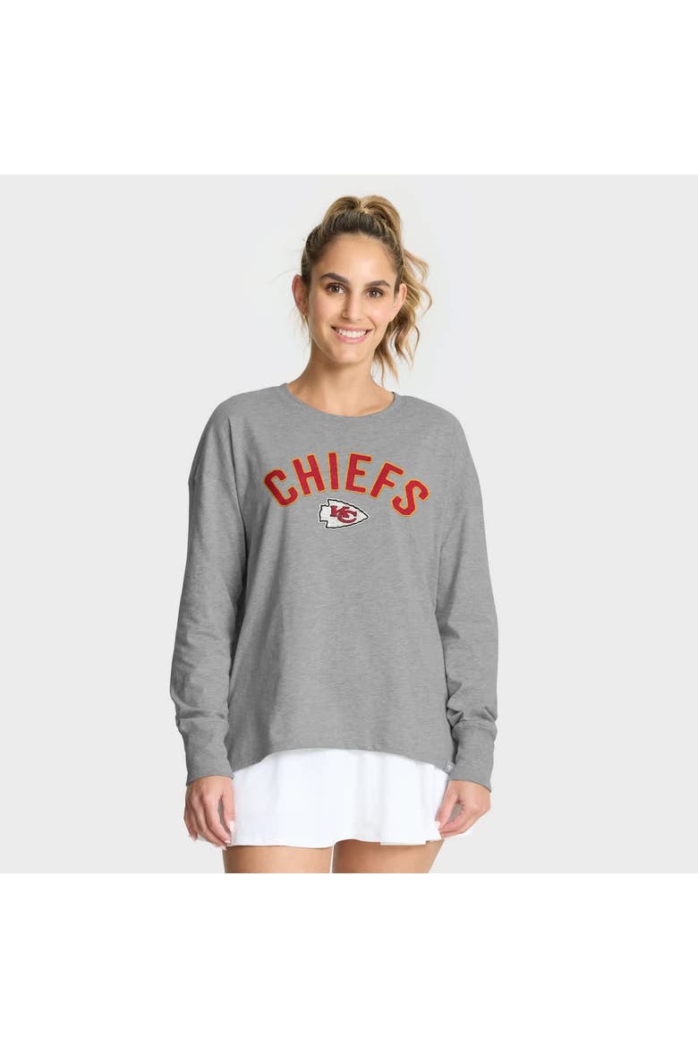 Women's Fanatics Heather Gray Kansas City Chiefs Hometown Legacy Long Sleeve T-Shirt, Alternate, color, Heather Gray