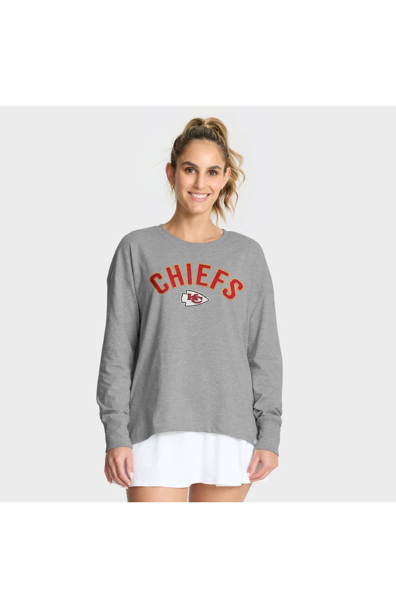 FANATICS Women's Fanatics Heather Gray Kansas City Chiefs Hometown Legacy Long Sleeve T-Shirt, Alternate, color, Heather Gray