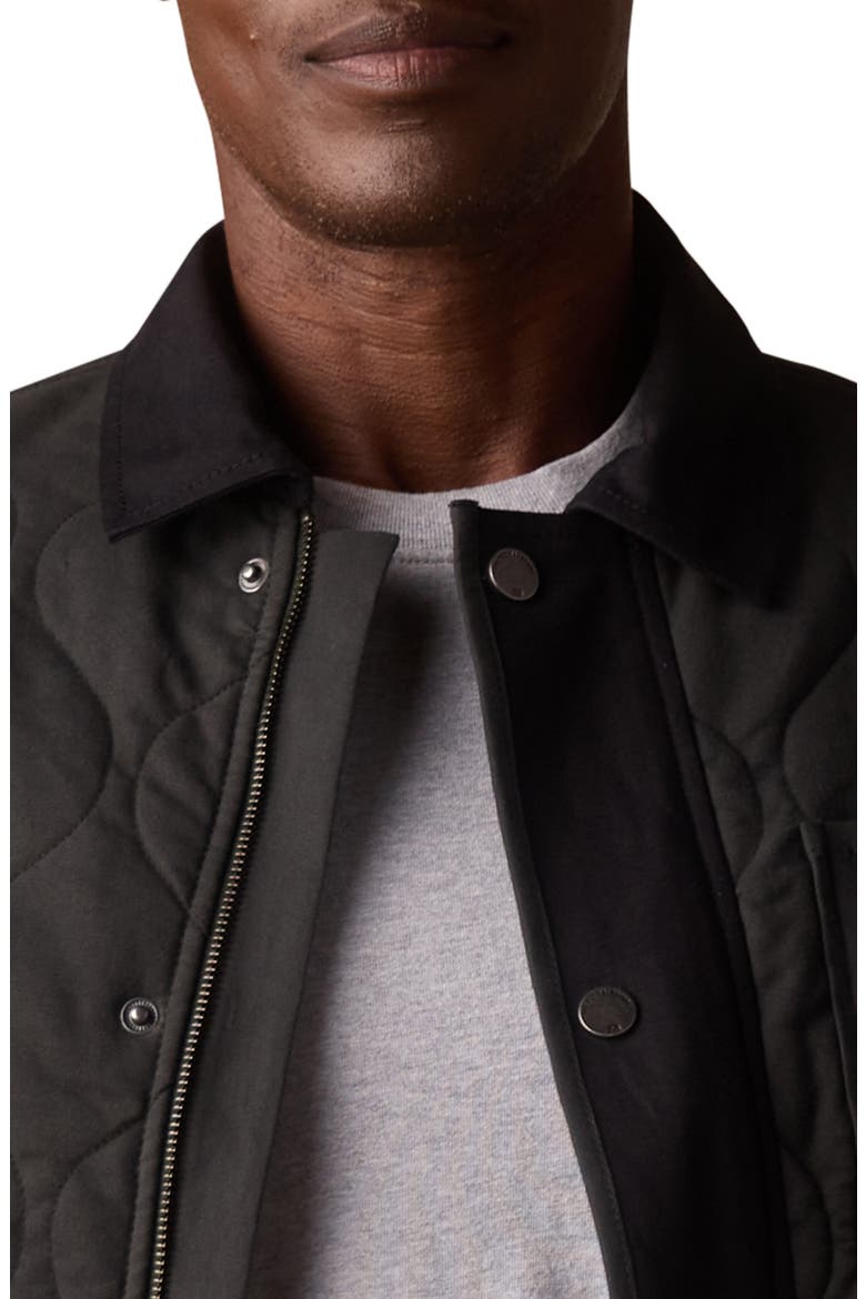 James Quilted Canvas Liner Jacket, Alternate, color, PHANTOM/ BLACK