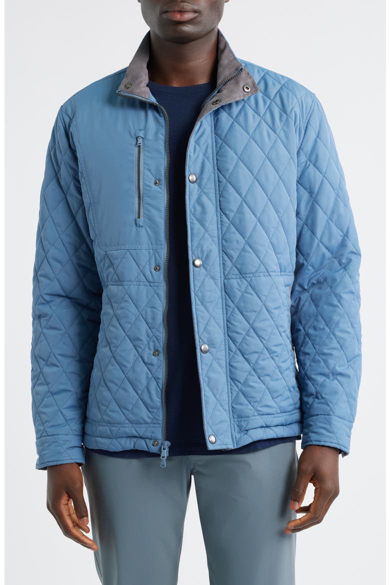 Juno Quilted Jacket, Main, color, SAILOR