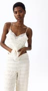 H&M Textured Jersey Strappy Top