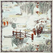 Tory Burch Forest Silk Square Scarf