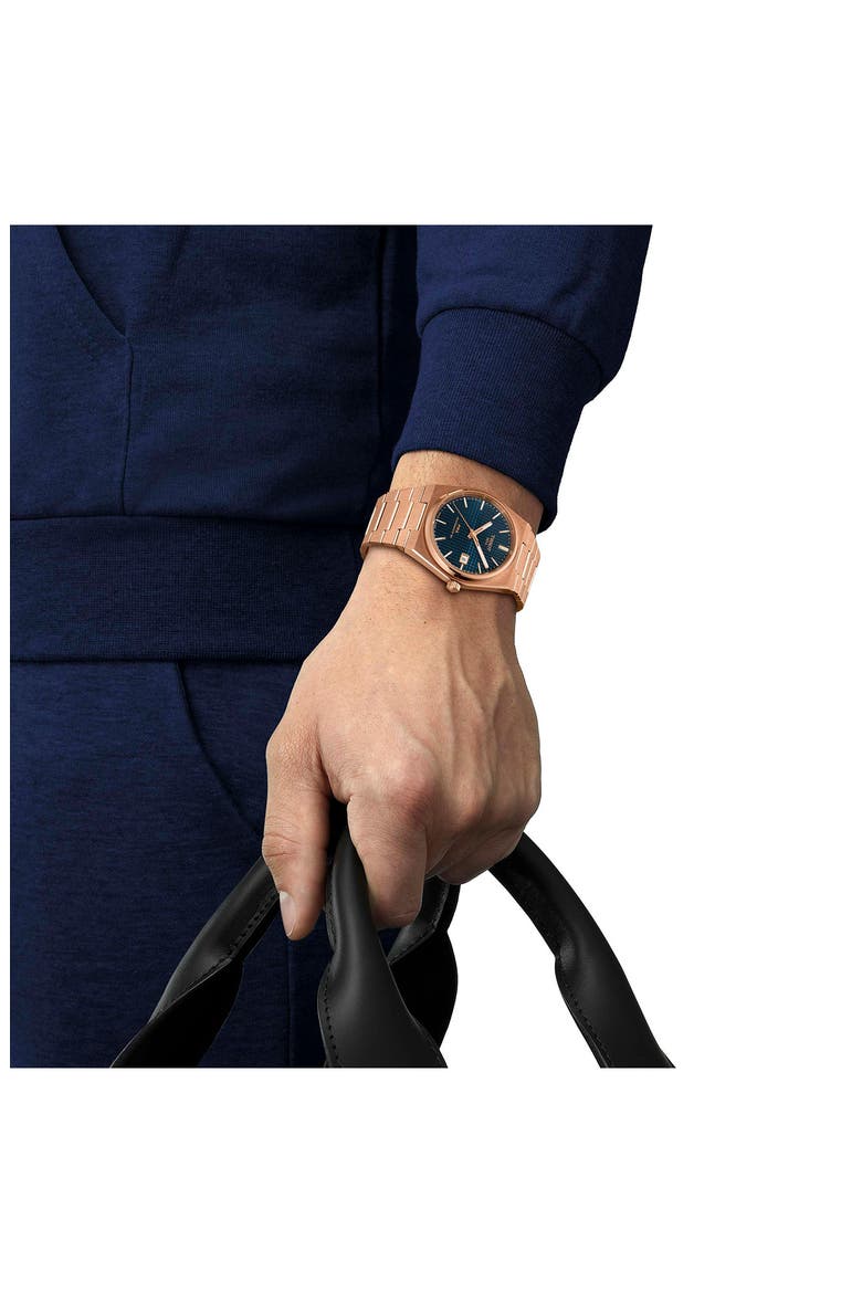 PRX Powermatic 80 Bracelet Watch, 40mm, Alternate, color, BLUE