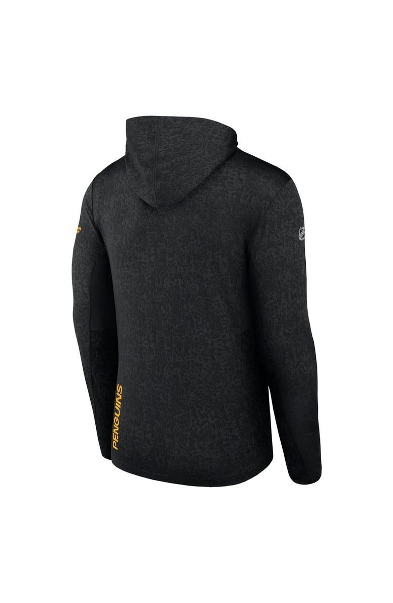 FANATICS Men's Fanatics Branded  Black Pittsburgh Penguins Authentic Pro Lightweight Pullover Hoodie, Alternate, color, Black
