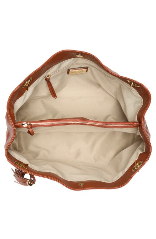 Valentino By Mario Valentino Verra Signature Leather Tote Bag In Brown