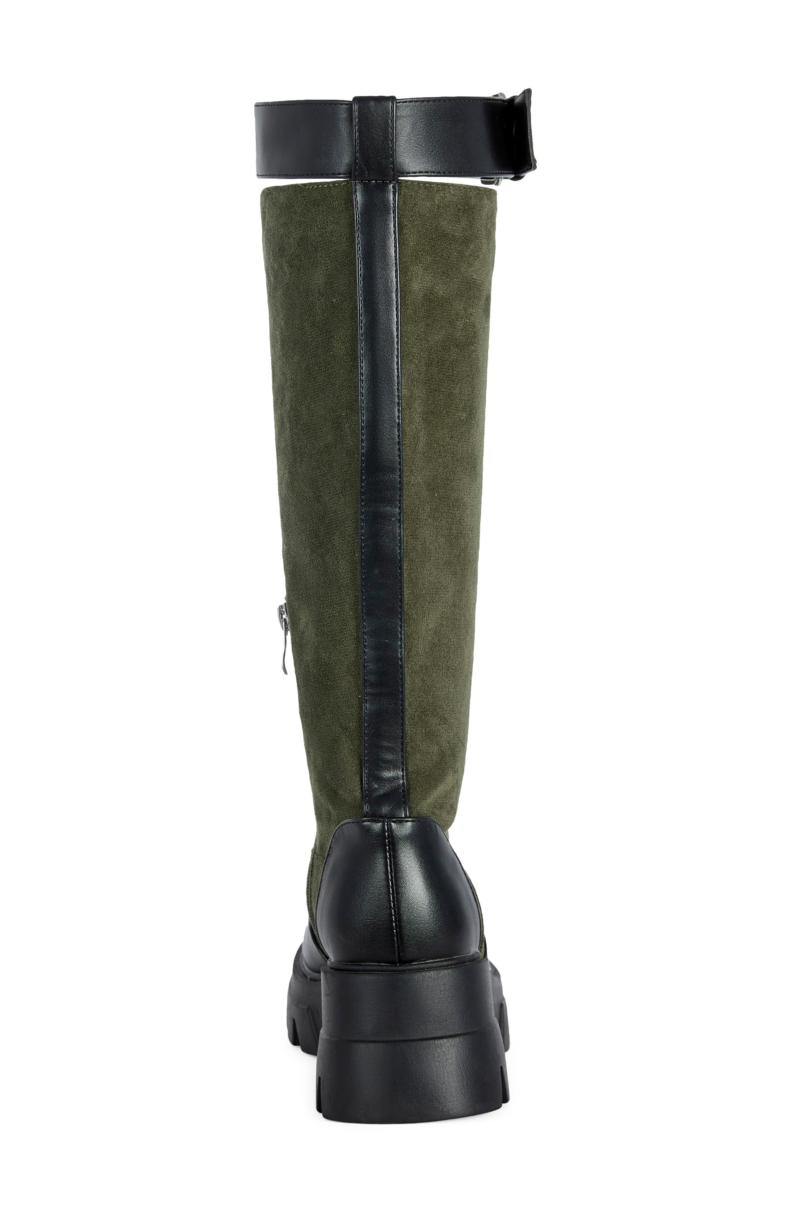 Dalila Knee High Boot, Alternate, color, OLIVE