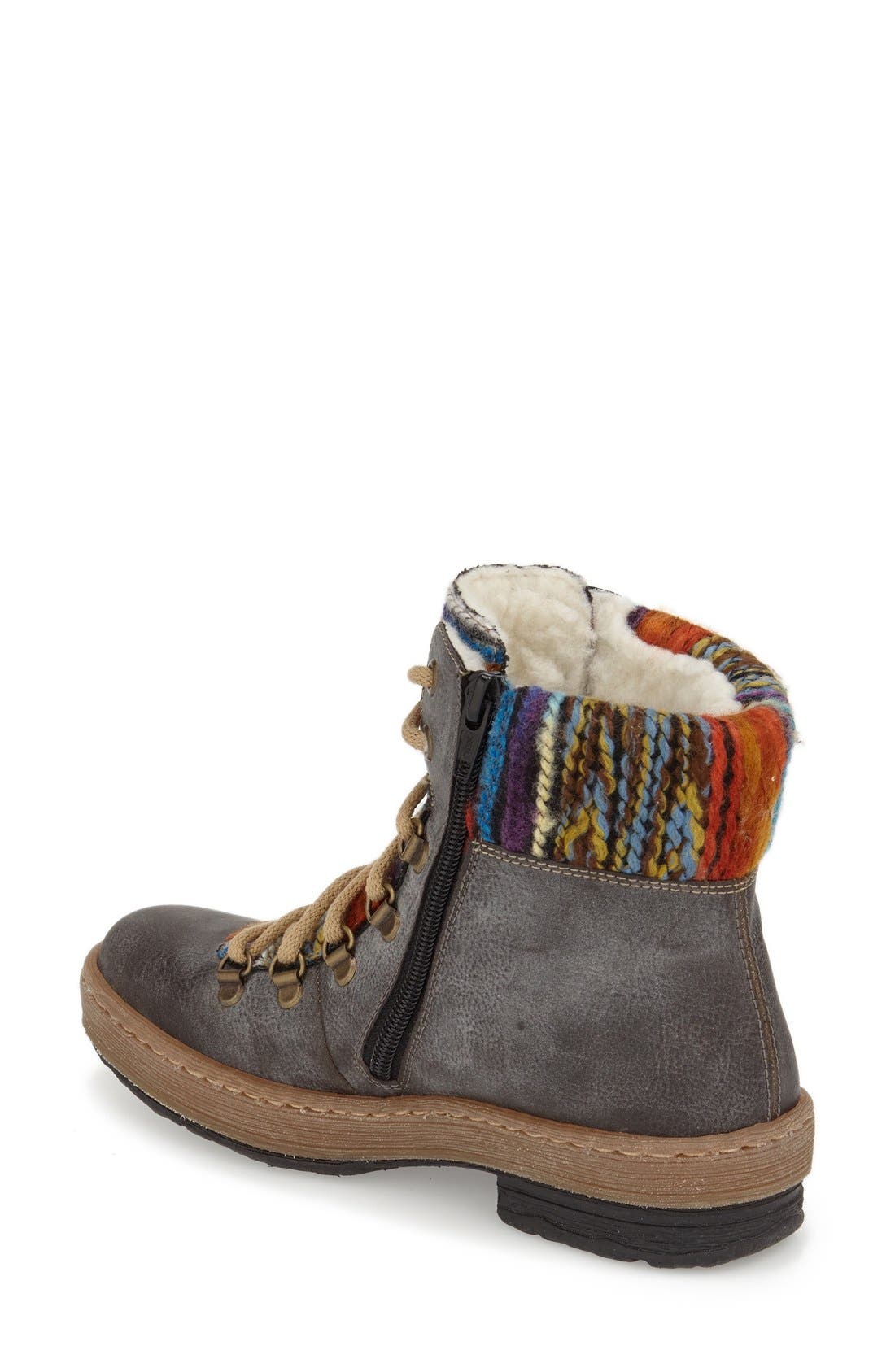'Felicitas 43' Boot, Alternate, color, BLUE FAUX LEATHER