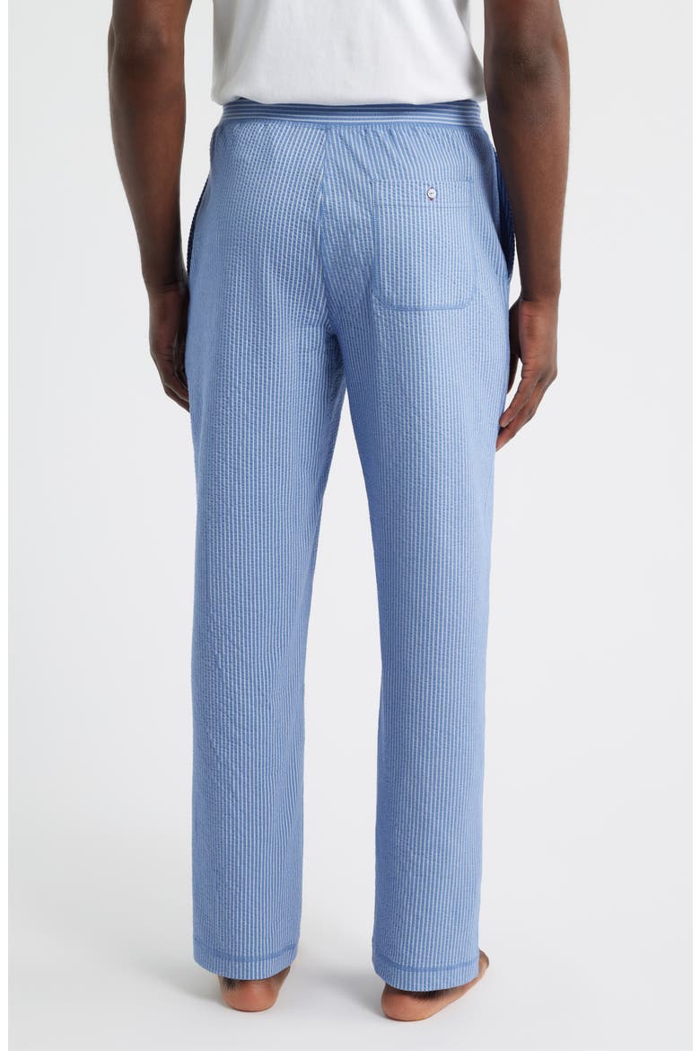 Pinstripe Seersucker Pajama Pants, Alternate, color, BLUE STRIPE