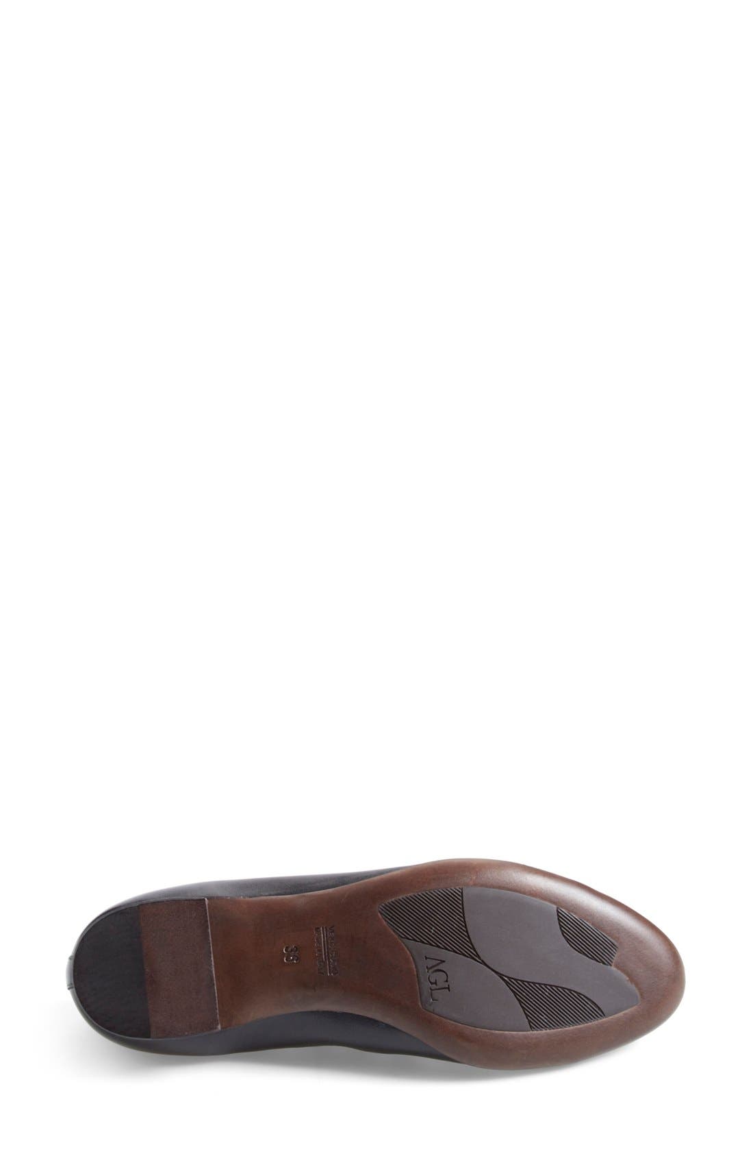 AGL 'Bijoux' Cap Toe Ballet Flat, Alternate, color, 