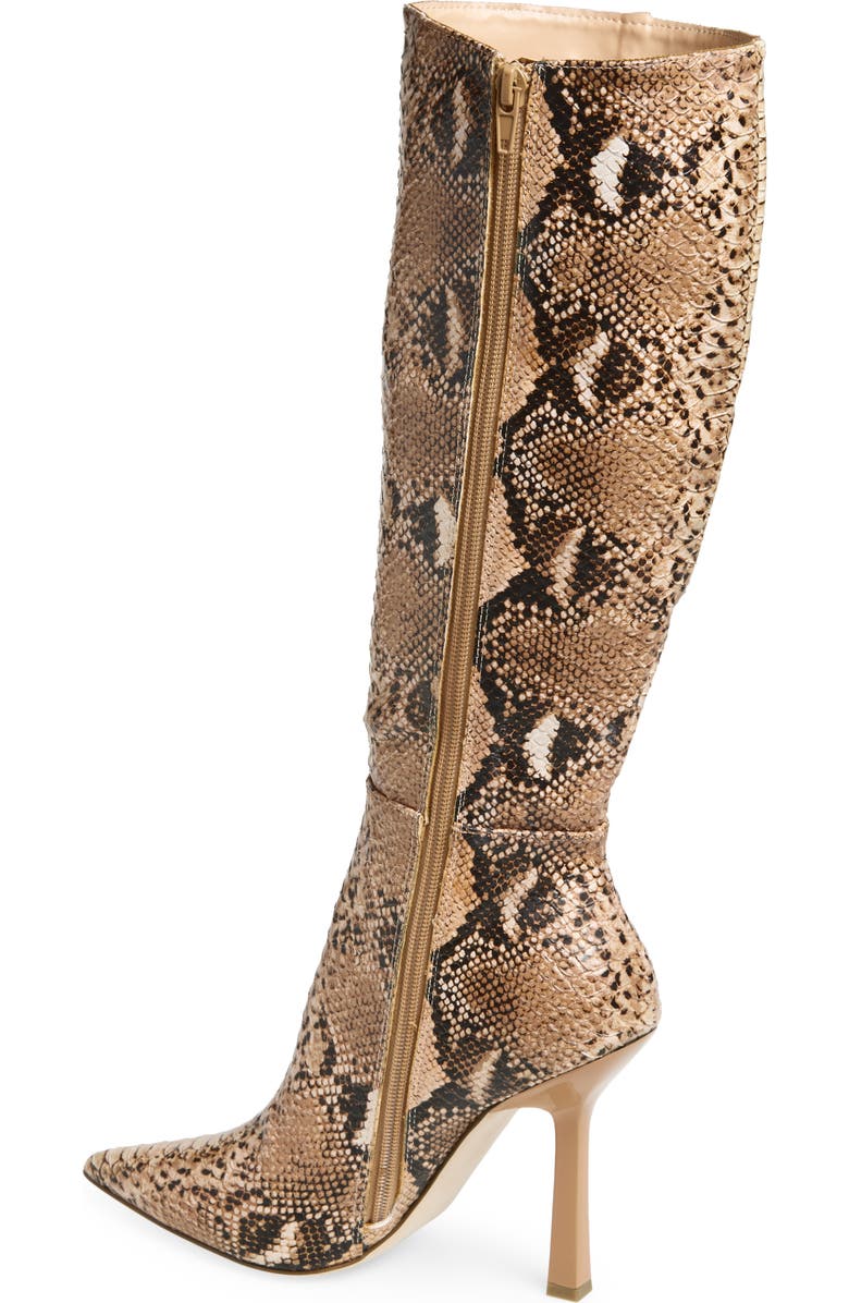 Steve Madden Kathleen Thigh High Boot, Alternate, color, Natural Snake