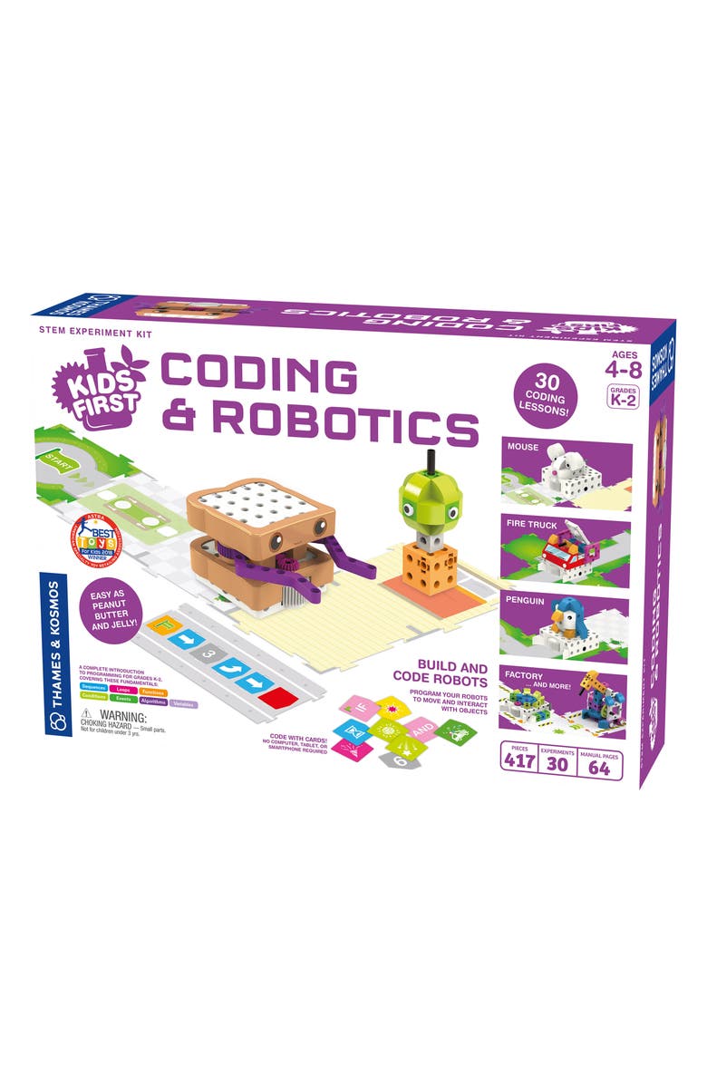 Thames & Kosmos Coding & Robotics Kit, Main, color, Yellow