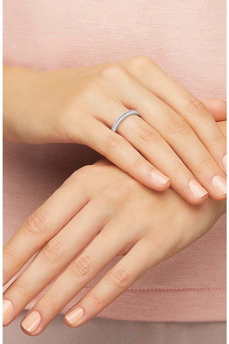 Matrix Pavé Ring, Alternate, color, WHITE/ SILVER