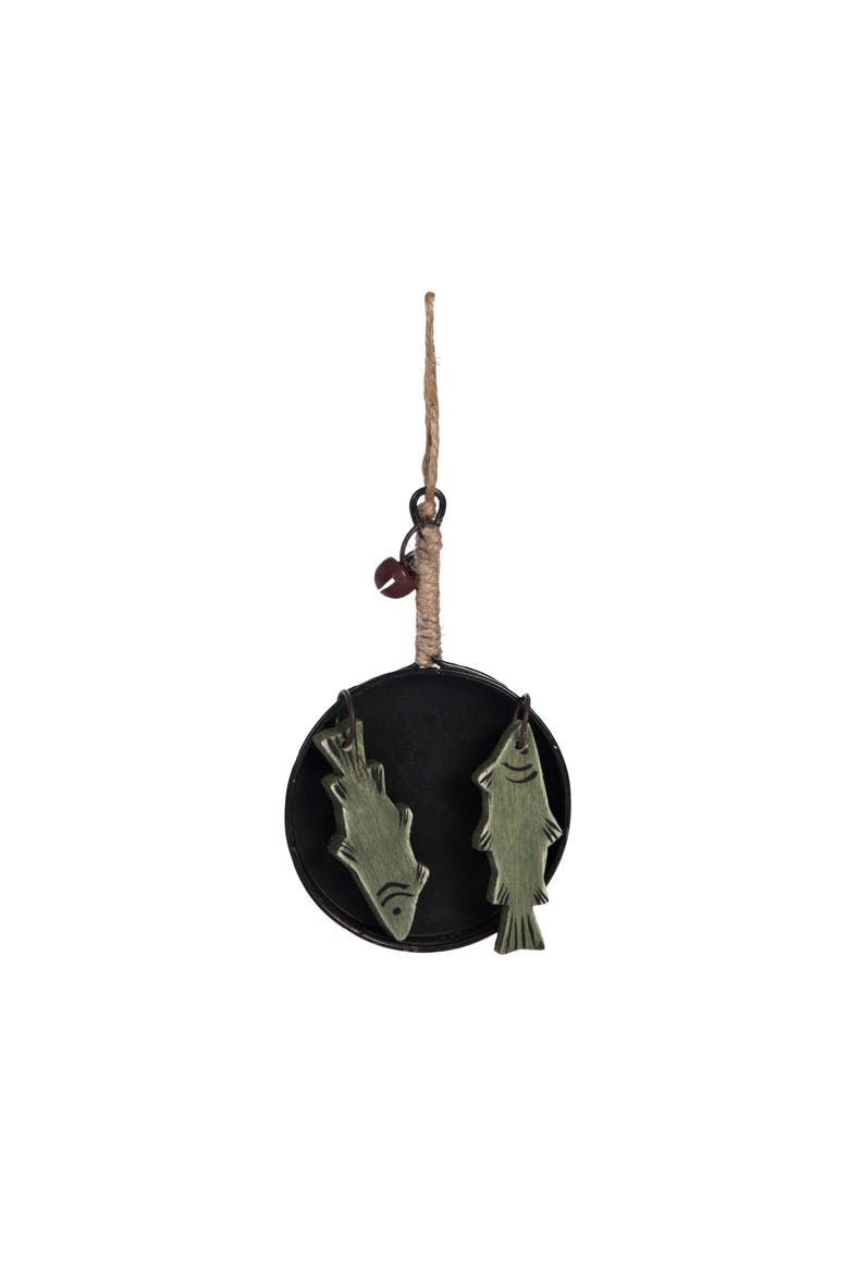 Daily Catch Meal Christmas Tree Ornament, Main, color, Black
