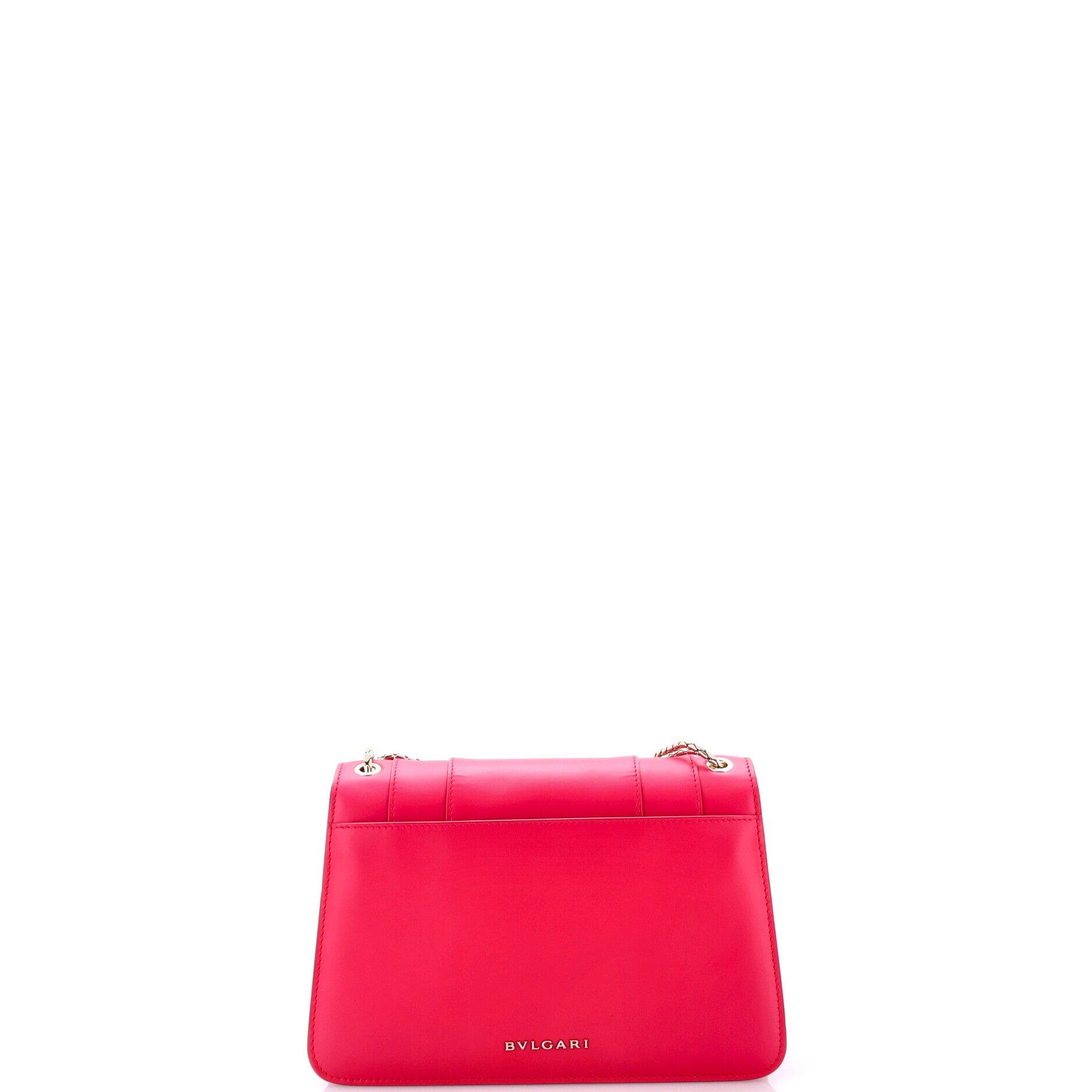 Serpenti Forever Shoulder Bag Leather Small, Alternate, color, Pink