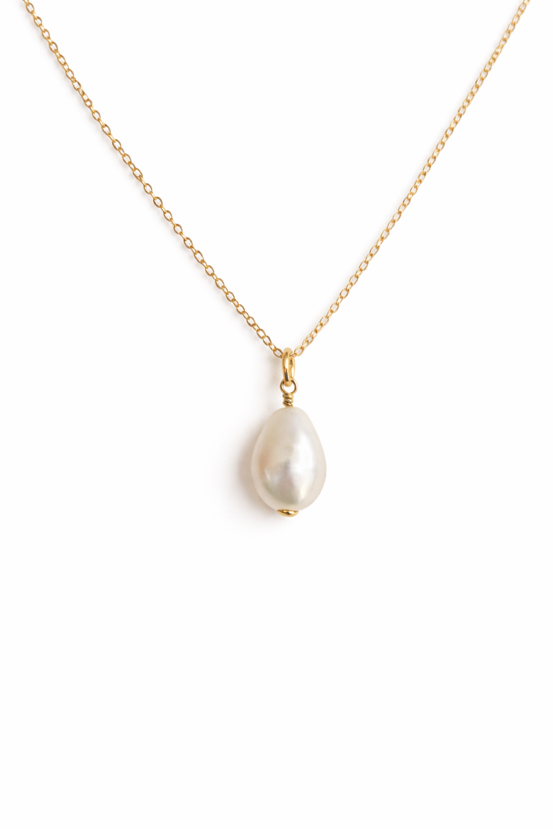 Baroque Pearl Necklace, Main, color, 14k Gold Fill - 18-20"