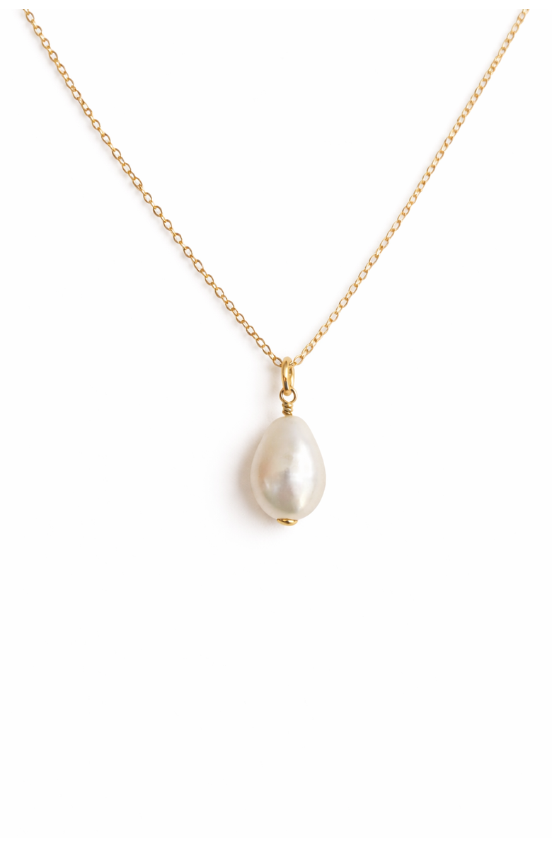 Sheena Marshall Jewelry Baroque Pearl Necklace, Main, color, 14K Gold Fill - 18-20"