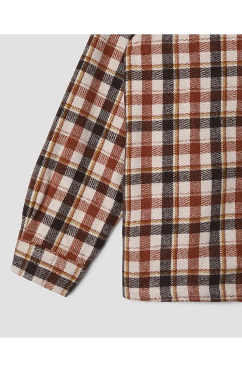 Stan Ray Plaid Flannel Zip-up Shirt In Multi