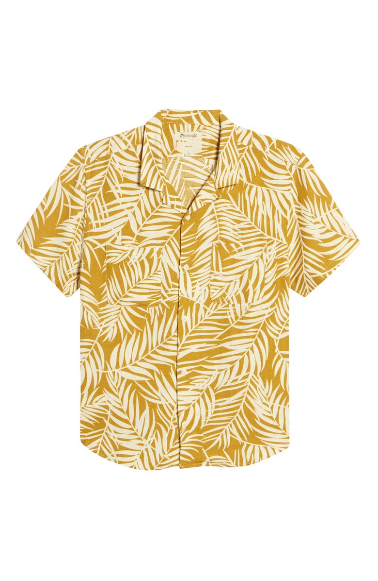 Madewell Fern Fronds Easy Camp Shirt, Alternate, color, 