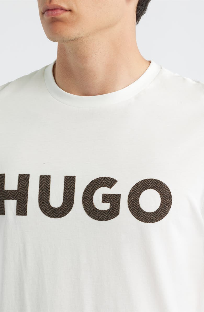 HUGO Dulivio Logo Cotton Graphic T-Shirt, Alternate, color, 
