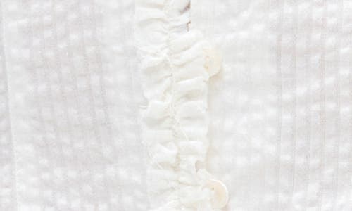 Bdg Urban Outfitters Ria Ruffle Top In White