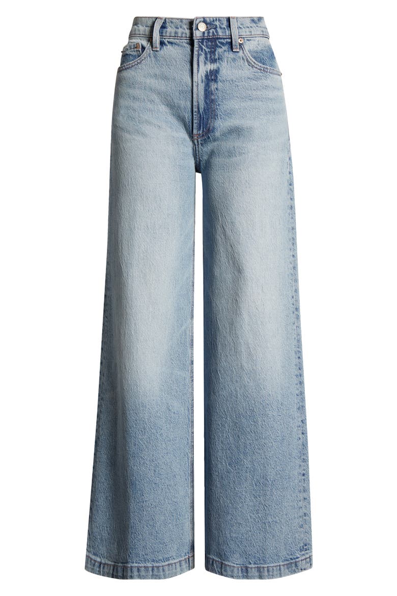 Lana High Waist Ultra Wide Leg Jeans, Main, color, BREAK