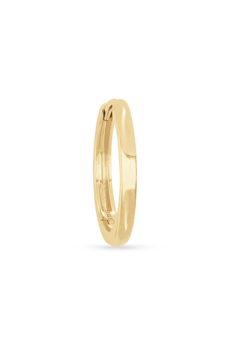 14k Gold 15mm Smooth Hoop Earrings, Alternate, color, 14K YELLOW GOLD