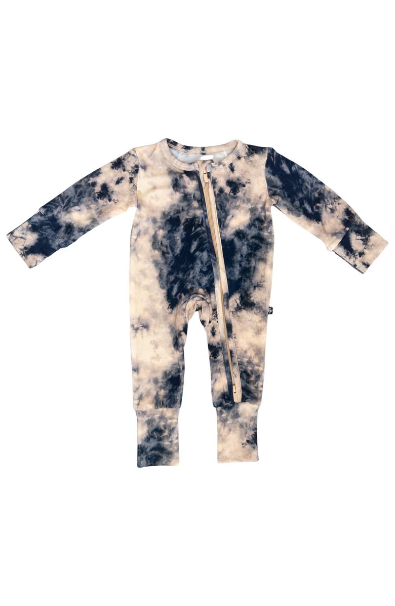 Laree + Co Tie-Dye Convertible Footie, Main, color,