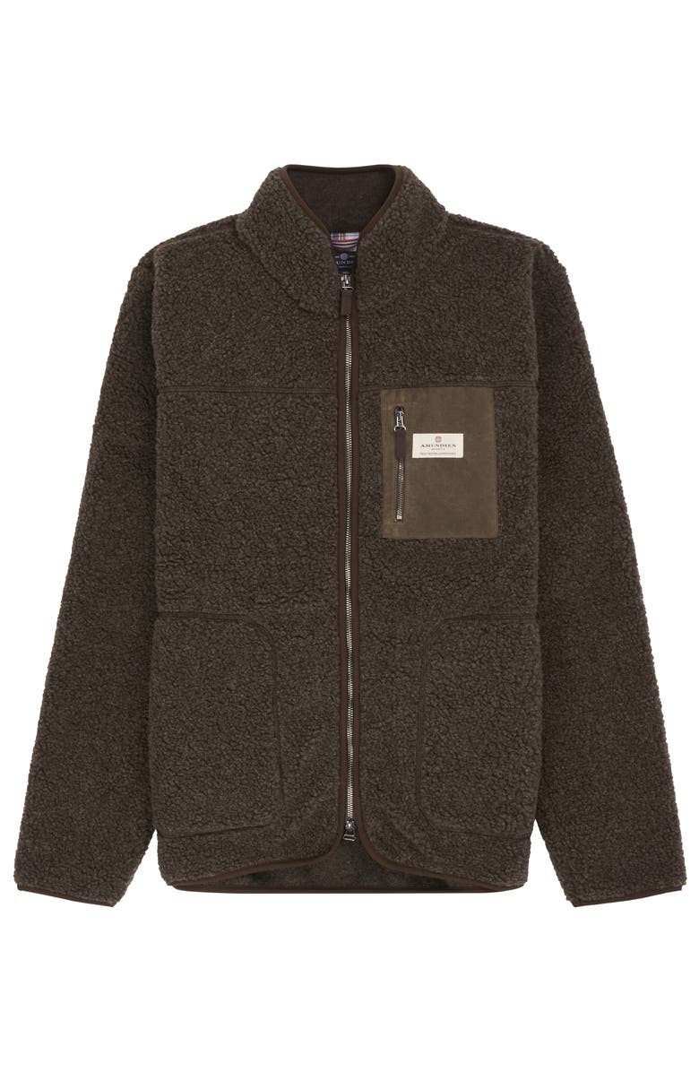 Amundsen Heroes Wool Fleece Jacket Mens, Main, color, Cowboy