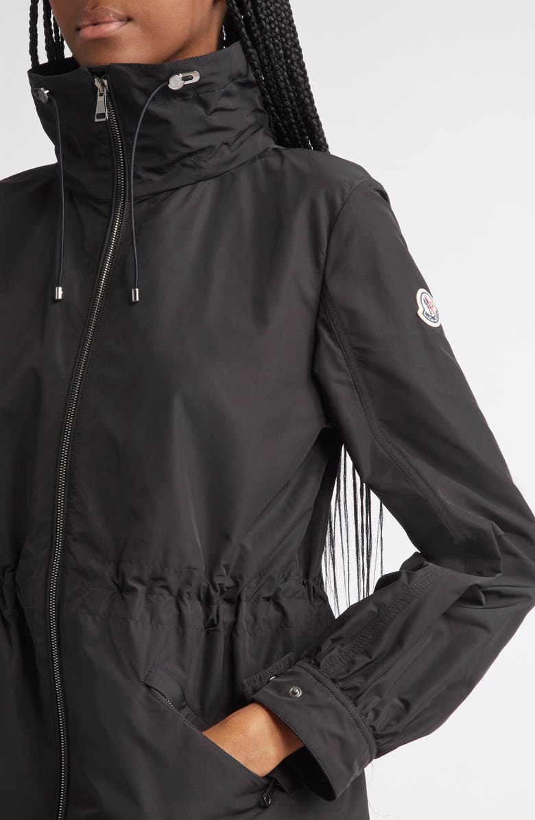 Moncler Enet Technical Twill Jacket, Alternate, color, Black